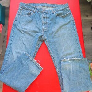 Levi's 559 regular washed blue jeans men's size 38x32